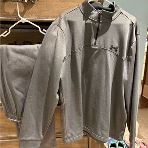 Under Armour Charcoal Quarter-Zip Tracksuit